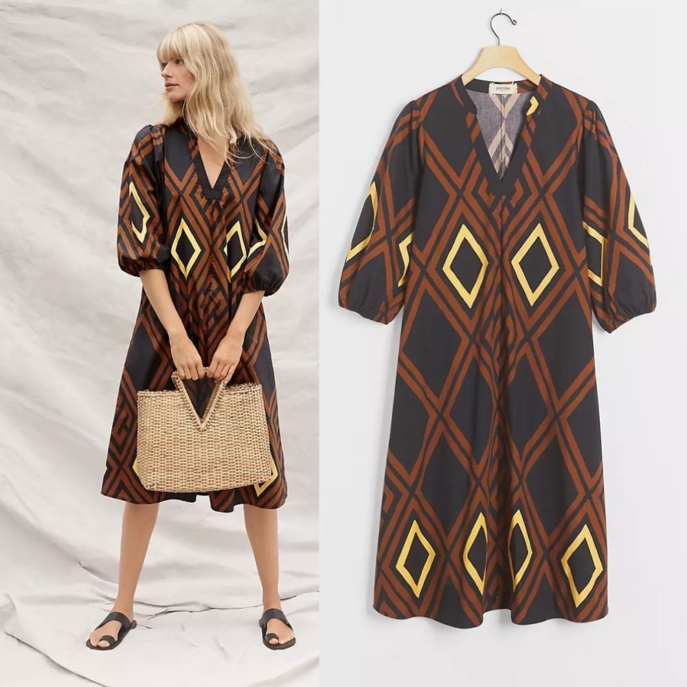 NEW Anthropologie Mireil Midi Dress